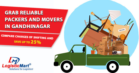 packers and movers in Gandhinagar - LogisticMart